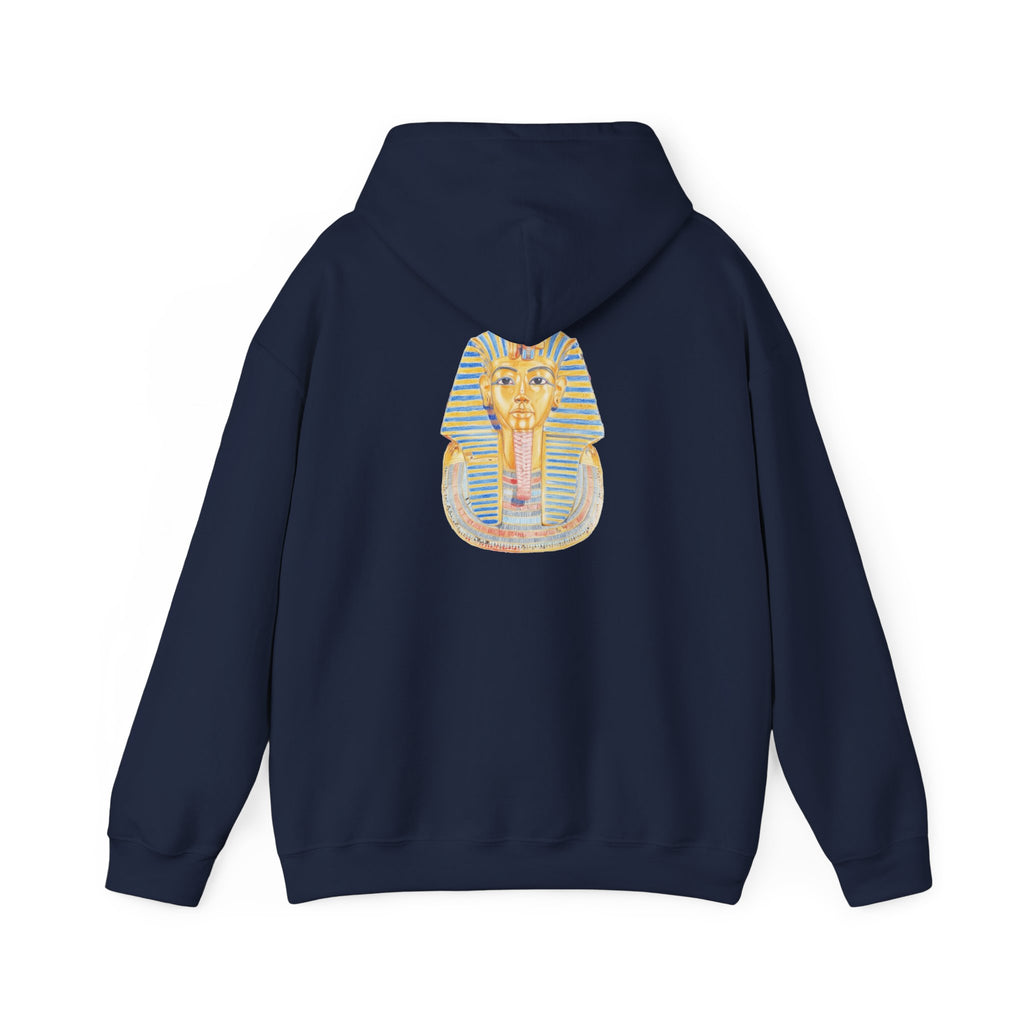 King Tutankhamun Hoodie - Grand Egyptian Museum Opening Collection - Dark