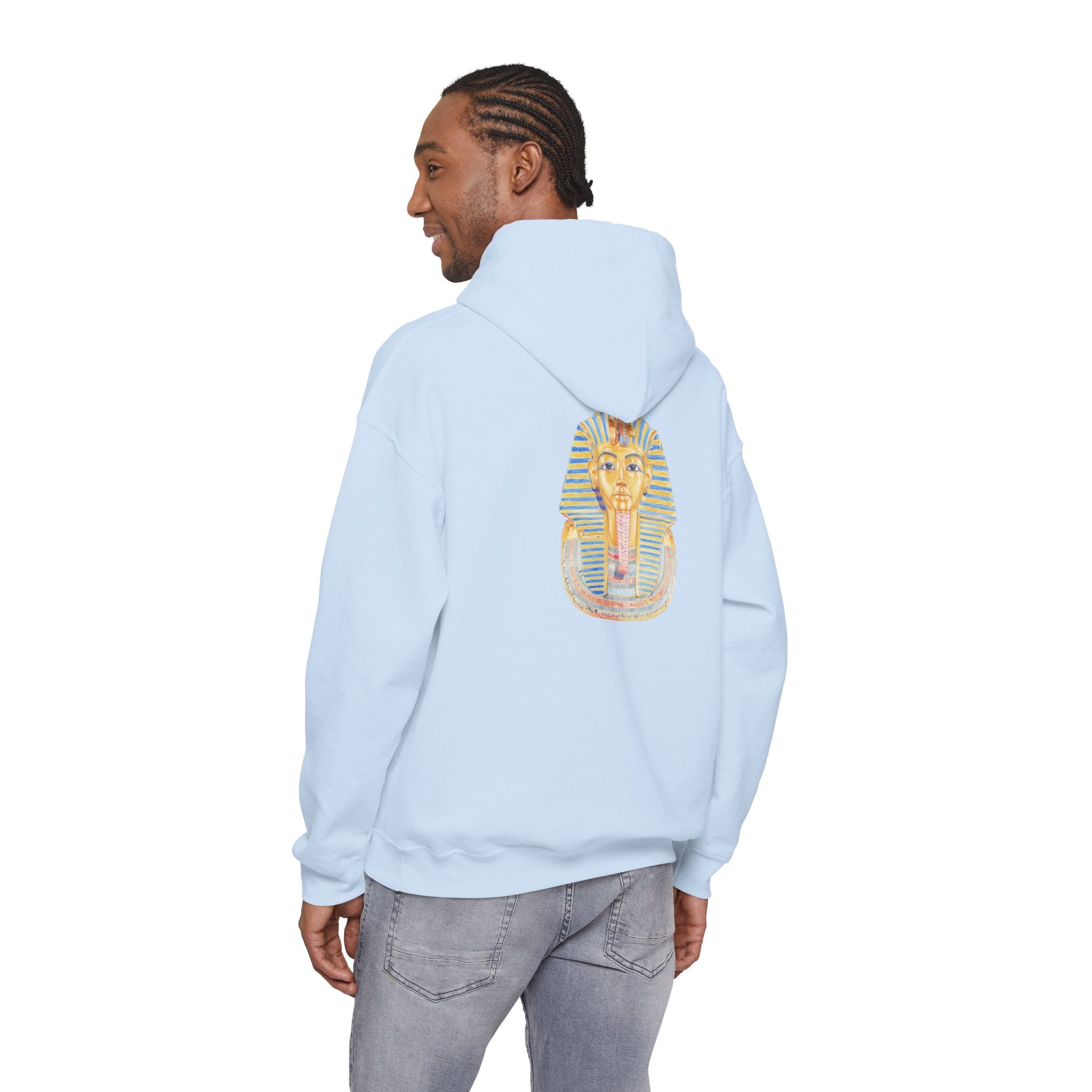 King Tutankhamun Hoodie - Grand Egyptian Museum Opening Collection - Light