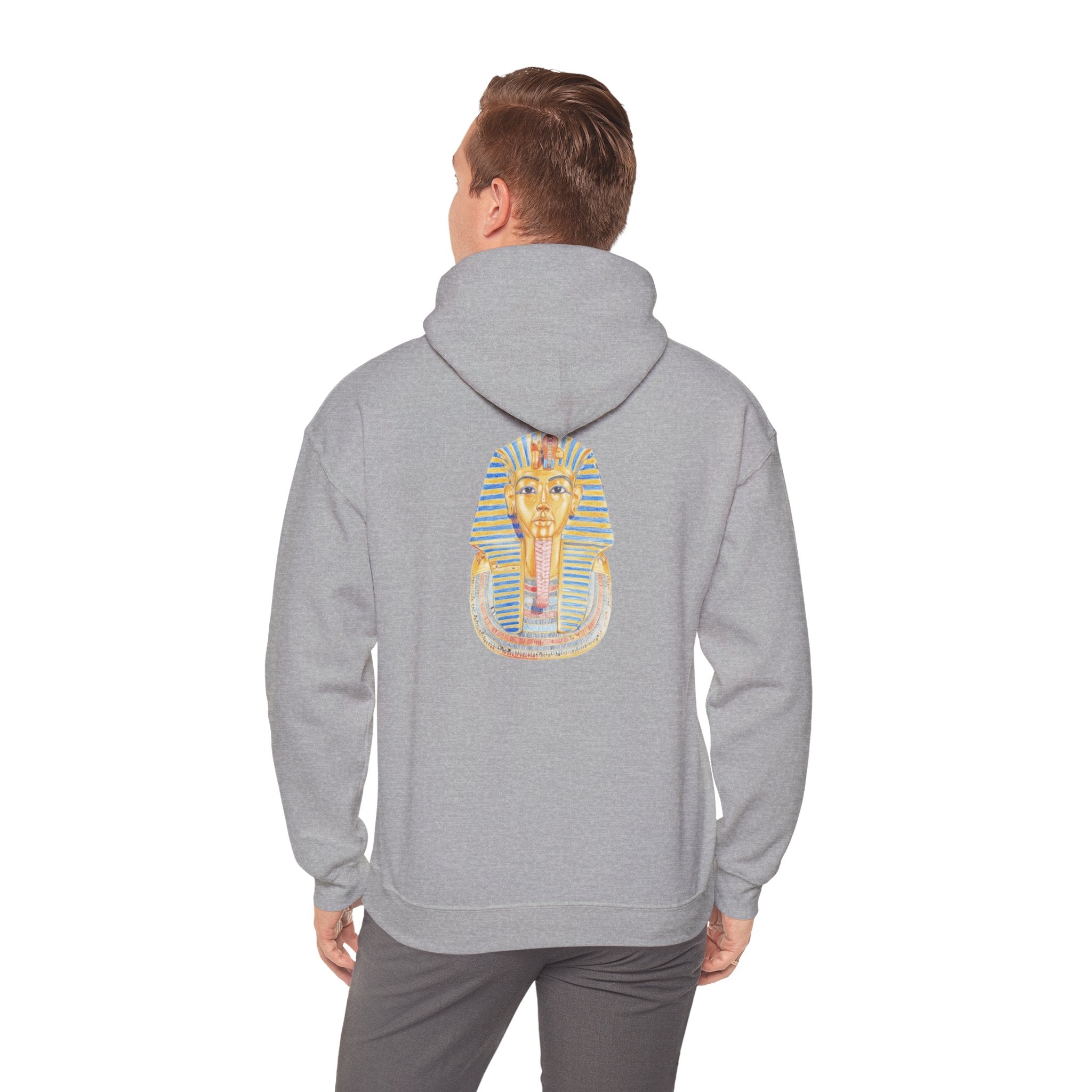 King Tutankhamun Hoodie - Grand Egyptian Museum Opening Collection - Light