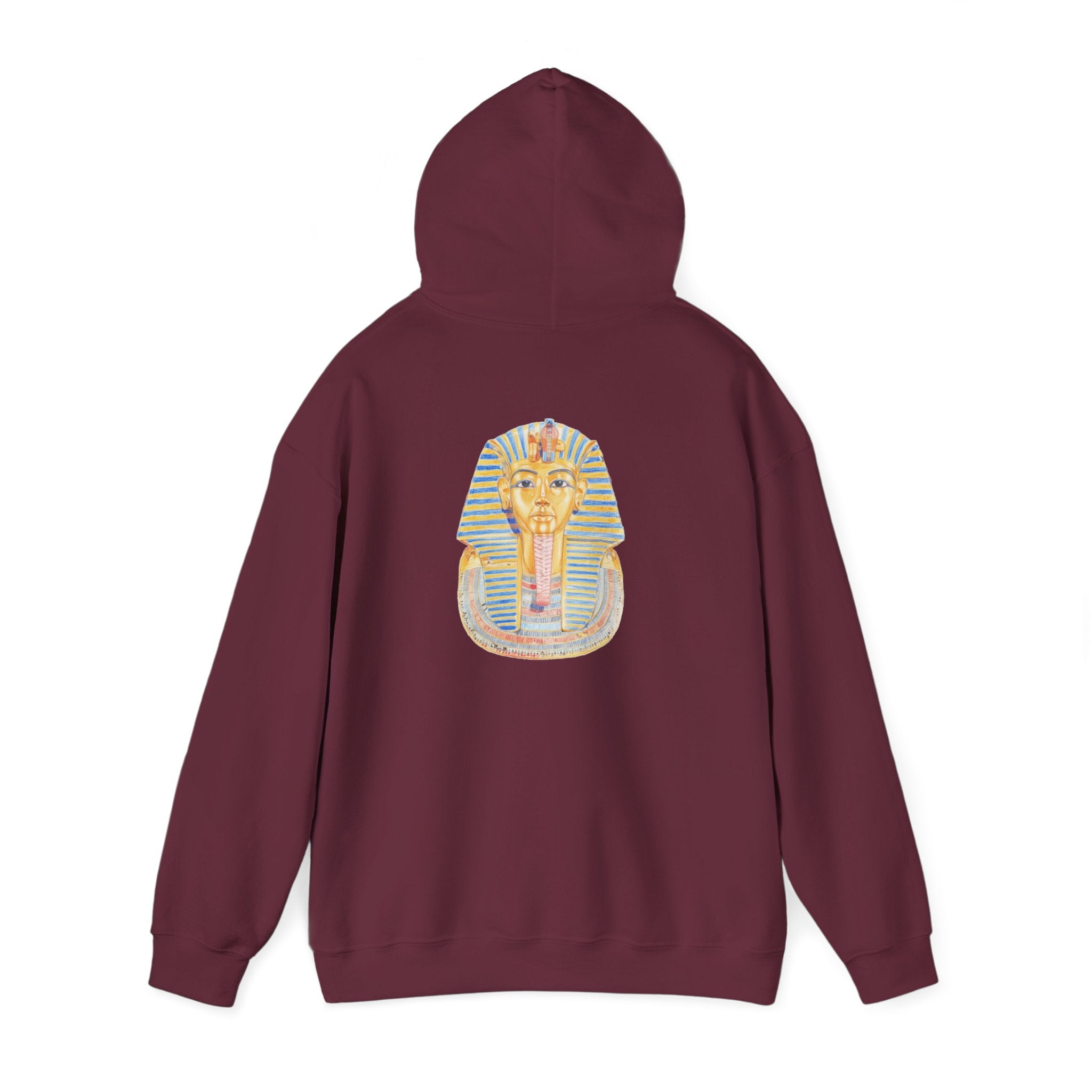 King Tutankhamun Hoodie - Grand Egyptian Museum Opening Collection - Dark