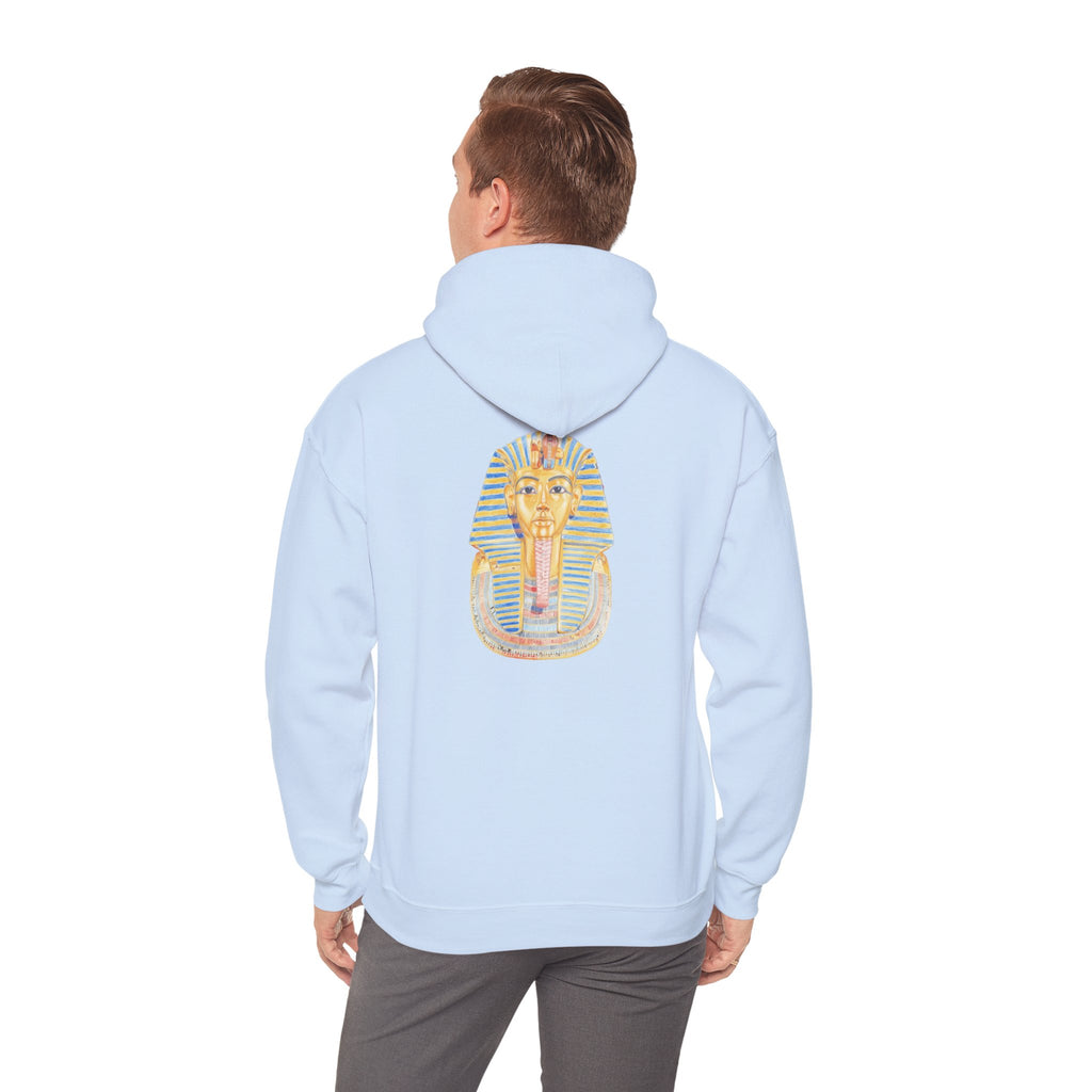 King Tutankhamun Hoodie - Grand Egyptian Museum Opening Collection - Light