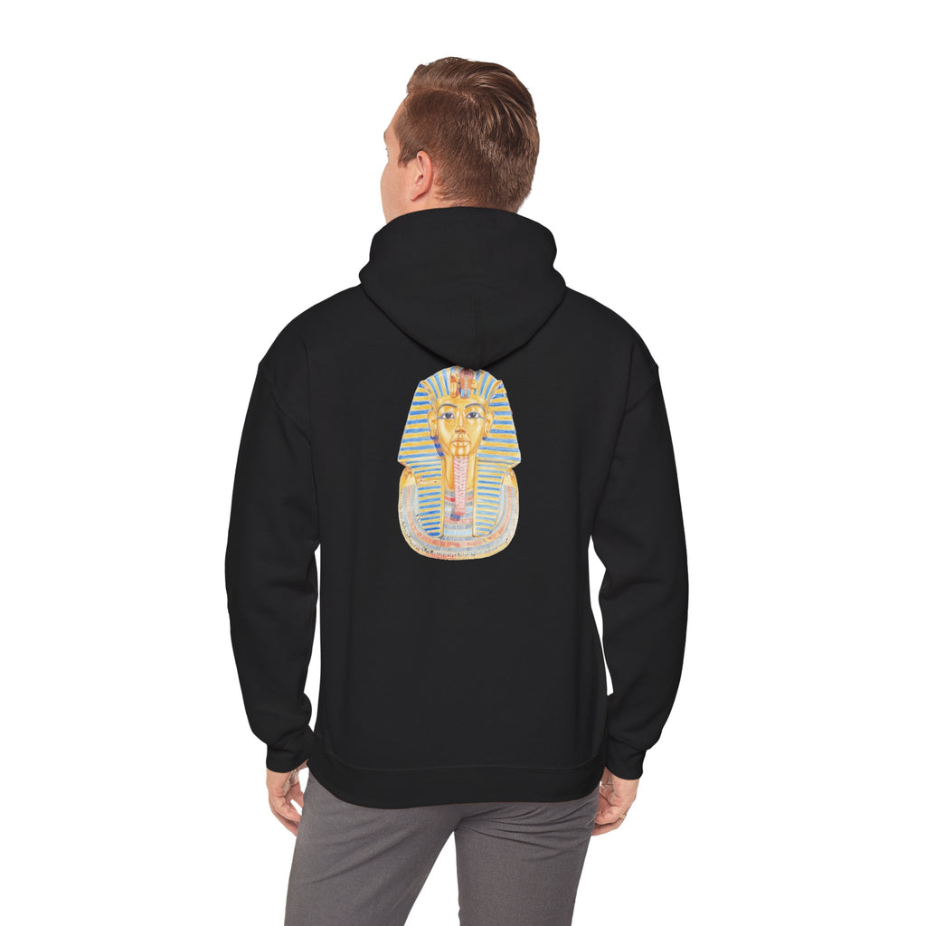 King Tutankhamun Hoodie - Grand Egyptian Museum Opening Collection - Dark