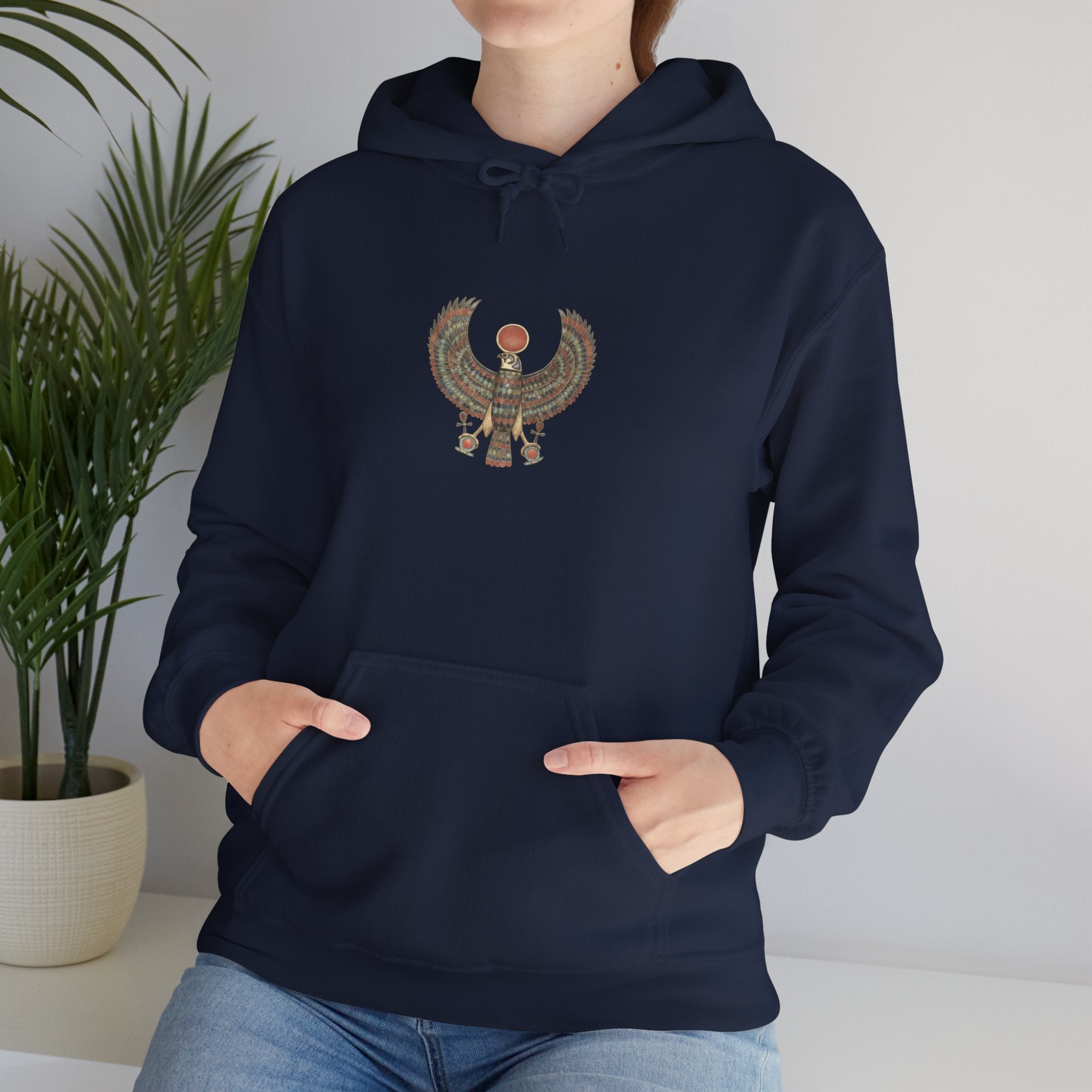 King Tutankhamun Hoodie - Grand Egyptian Museum Opening Collection - Dark