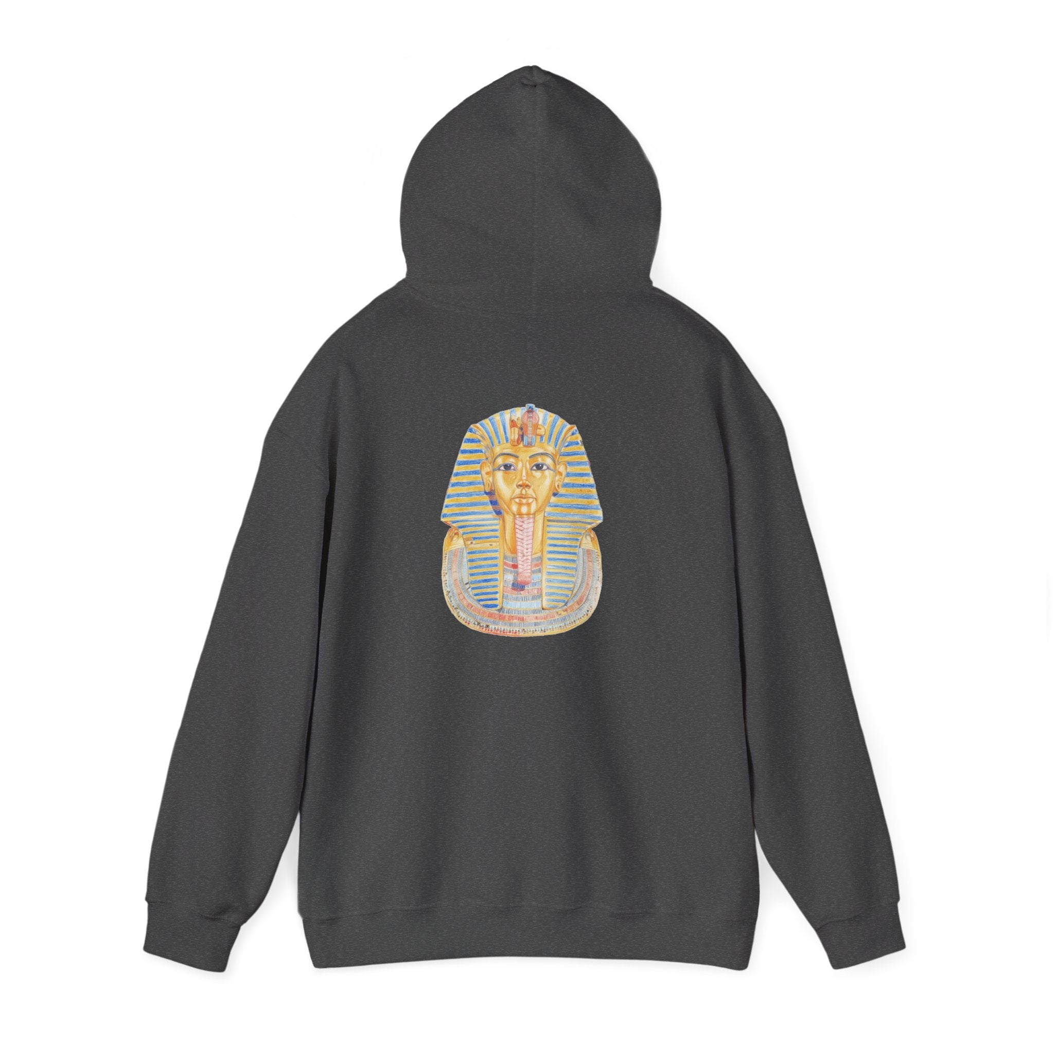 King Tutankhamun Hoodie - Grand Egyptian Museum Opening Collection - Dark