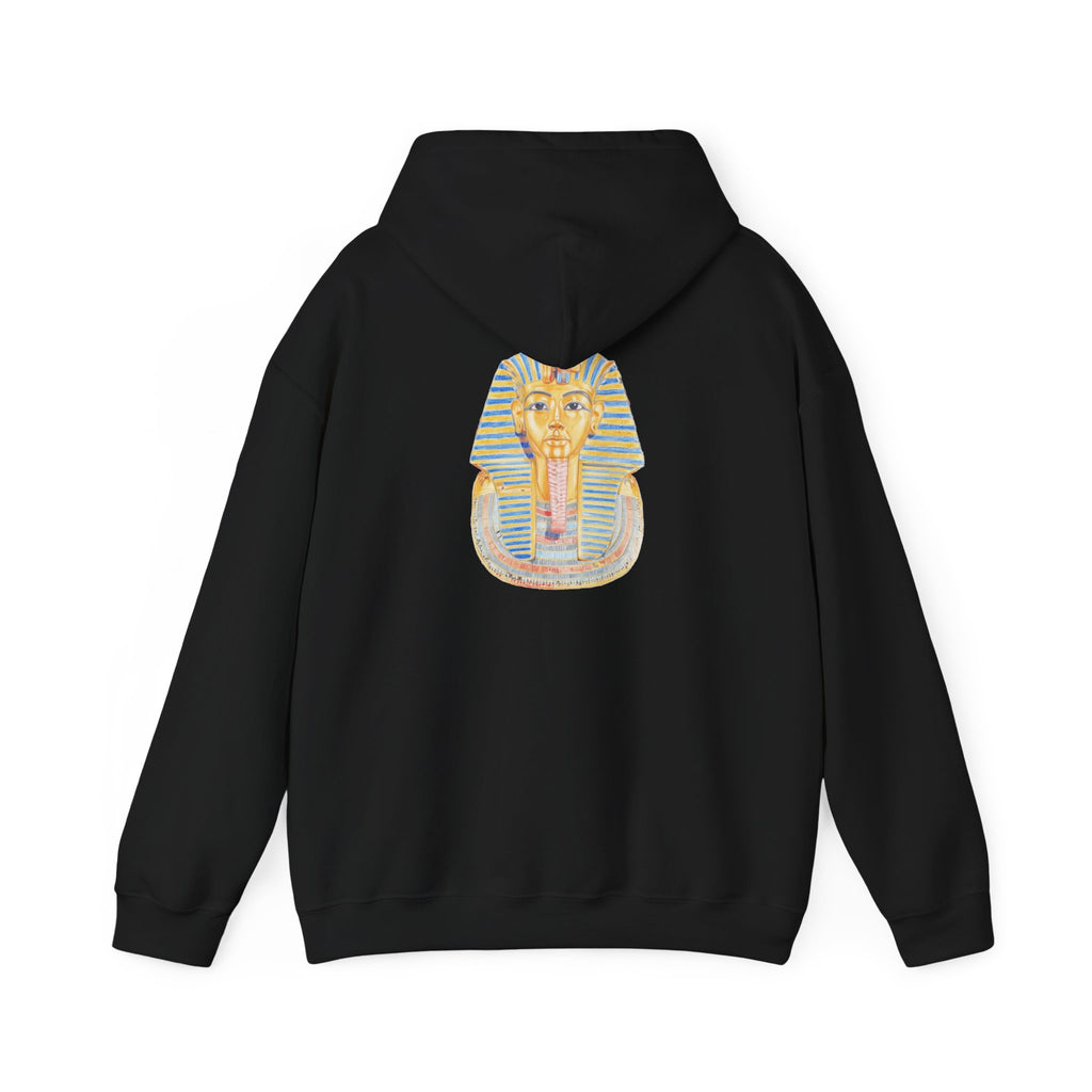 King Tutankhamun Hoodie - Grand Egyptian Museum Opening Collection - Dark