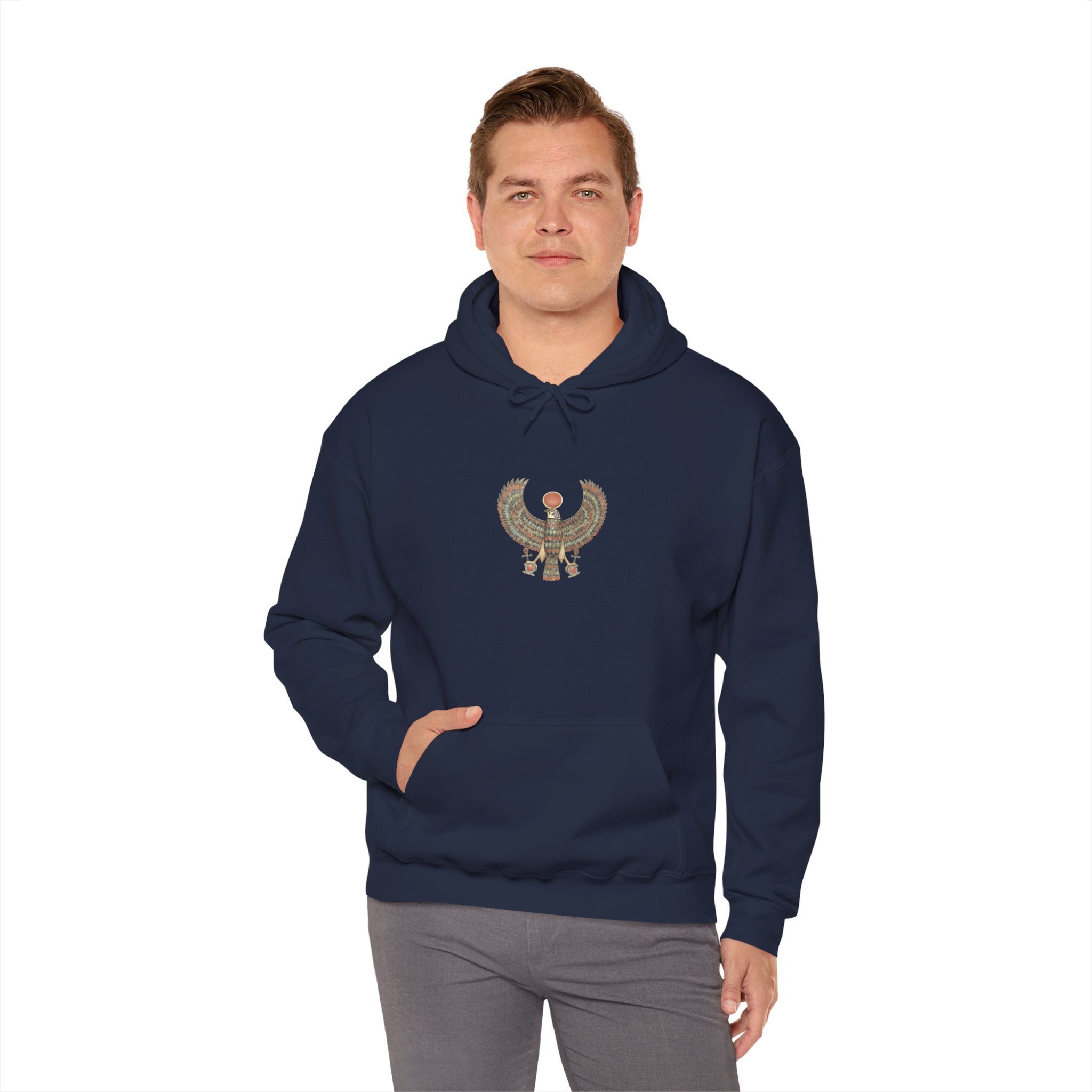 King Tutankhamun Hoodie - Grand Egyptian Museum Opening Collection - Dark
