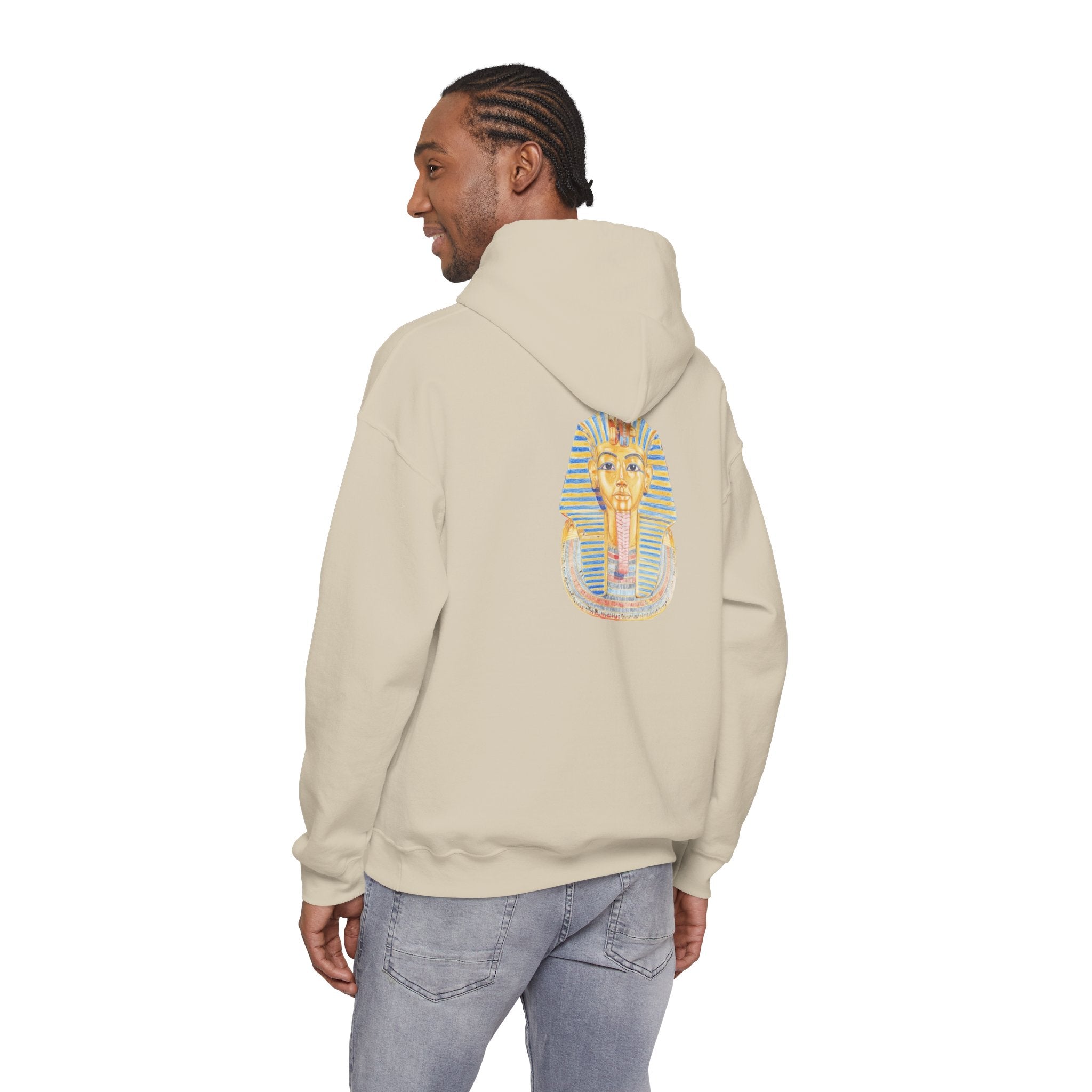 King Tutankhamun Hoodie - Grand Egyptian Museum Opening Collection - Light